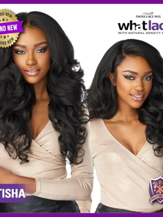 13x6 Glueless Synthetic Lace Frontal Wig with Pre-Plucked Hairline